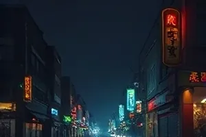 面包房后厨凌晨的烤箱与面粉袋