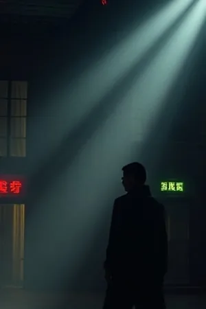 雪夜对话长镜头的分镜图，两人隔桌对视